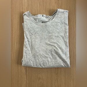 FIGS Light Gray Supersoft Longsleeve Underscrub M